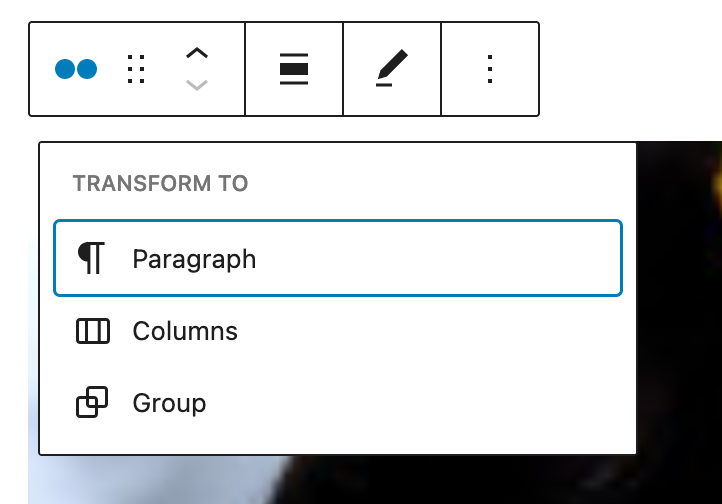 Transform to options for the Flickr embed block.