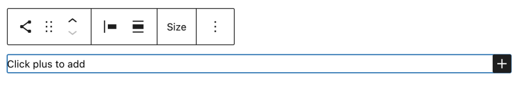 Placeholder to add social media icons to the Social Icons block