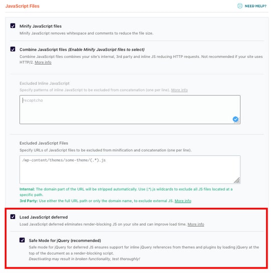 Load JavaScript Deferred