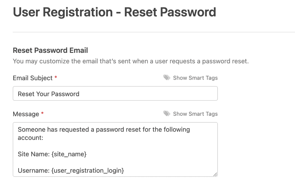 password-reset-user-registration-settings - WPForms