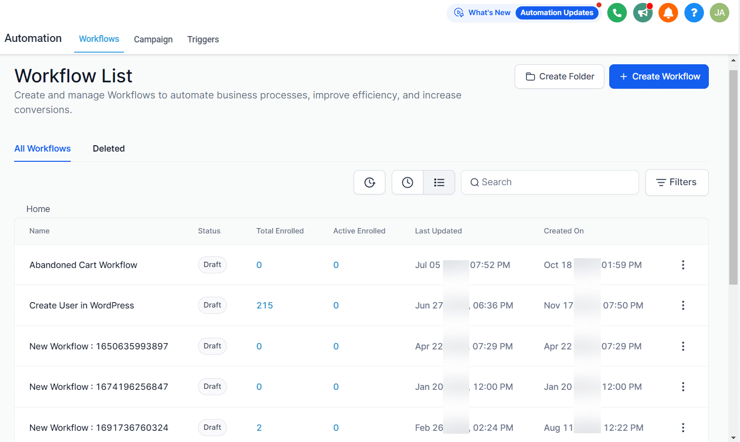 highlevel automation workflows