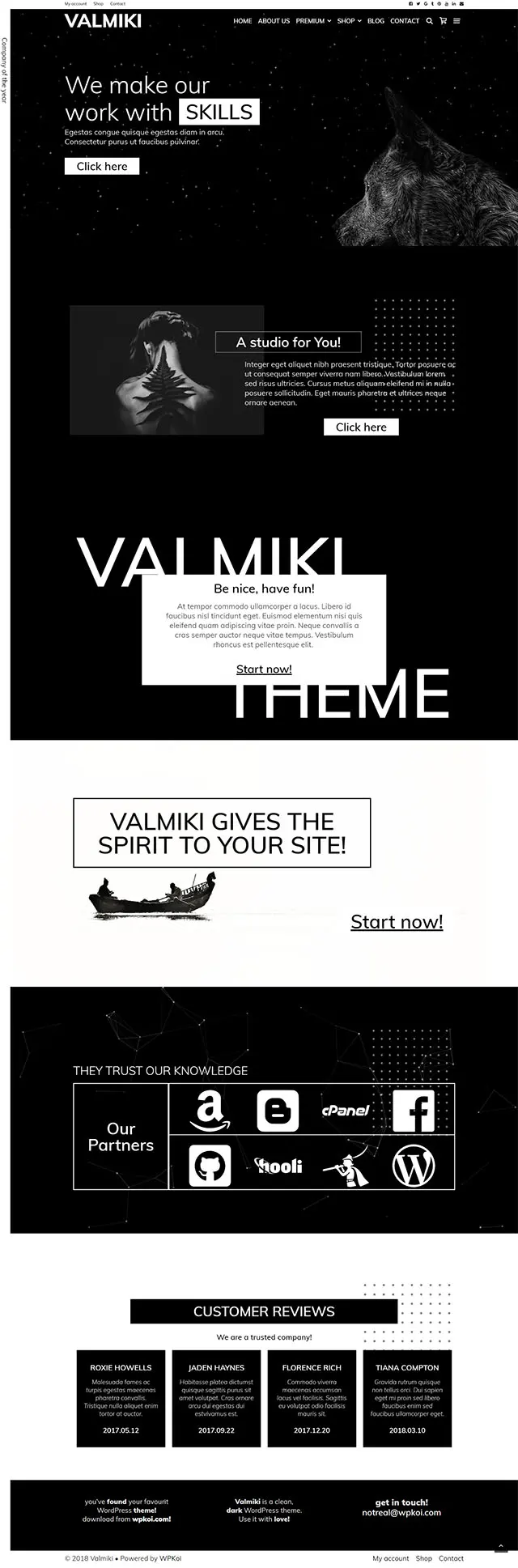 Valmiki WPKoi WordPress Theme