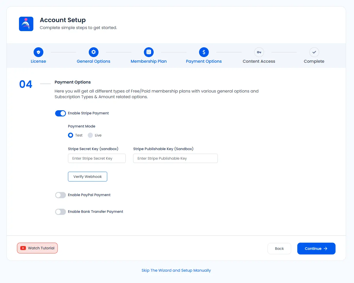 ARMember Setup_wizard
