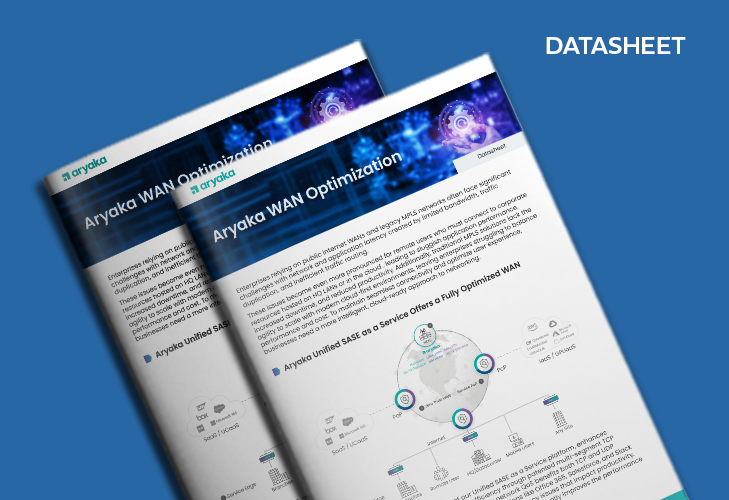 아리아카 WAN 최적화 데이터시트: 향상된 성능