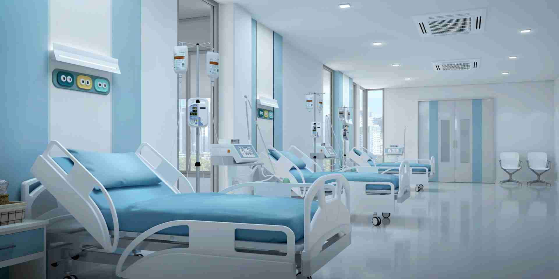 Hospital bed in recovery room with copy space.3d rendering letti 1944966768 scaled