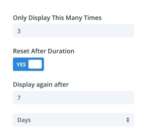 Conditional Display Option