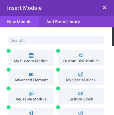 Custom Modules