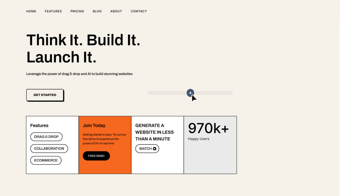 Divi Elements Collage