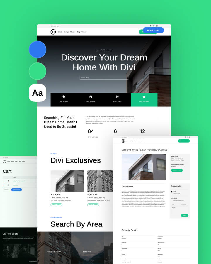 Divi Starter Sites