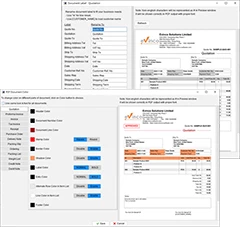Customize document to fit business