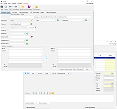 Screen Capture of Prepare invoice