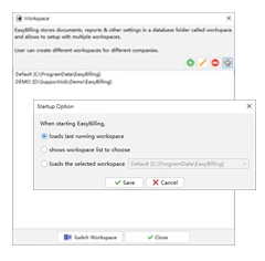 Workspace Management for multiple companies