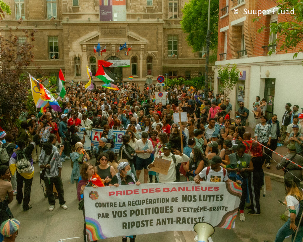 A photo of the participants of La Pride des Banlieues