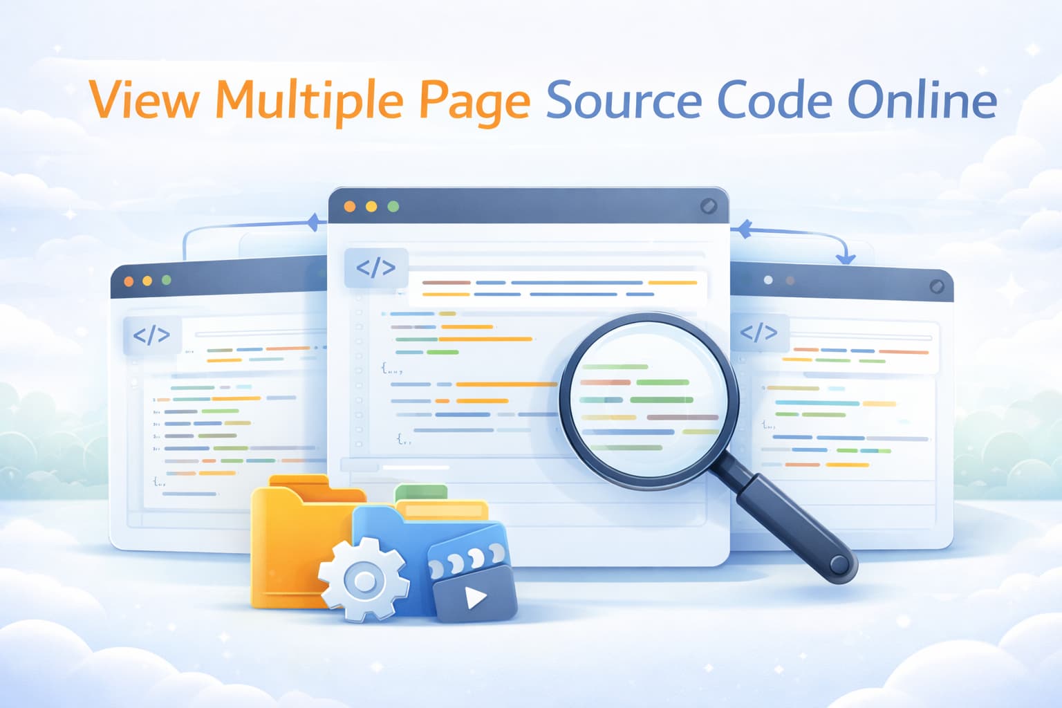 View Multiple Page Source Code Online