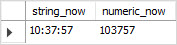 MySQL CURRENT_TIME function