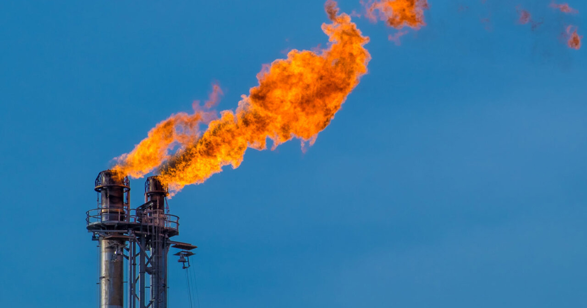 natural gas flare