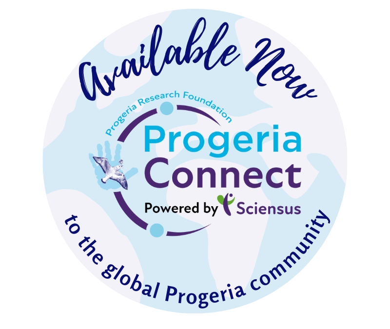 Global launch of PRF’s brand-new family engagement platform, Progeria Connect!