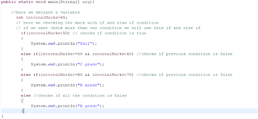 JavaIf-elsecode5