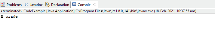 JavaIf-elsecode5