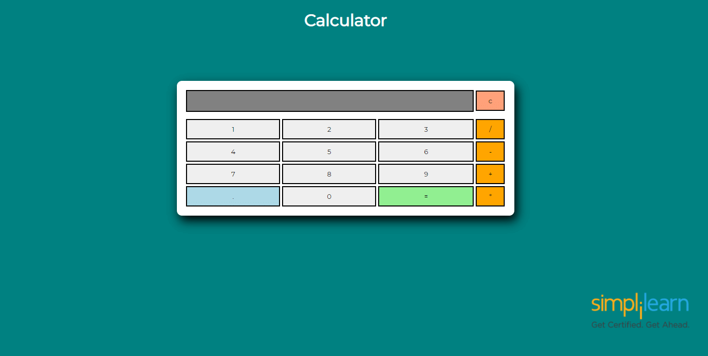 javaScript_Calculator_Application