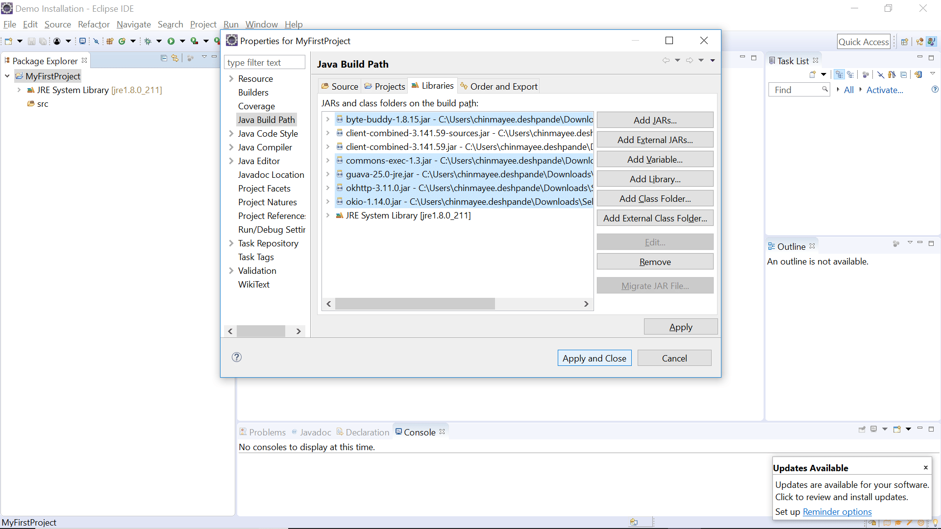 Selenium WebDriver Demo 13