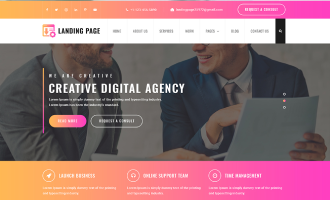 Landing Page WordPress Theme