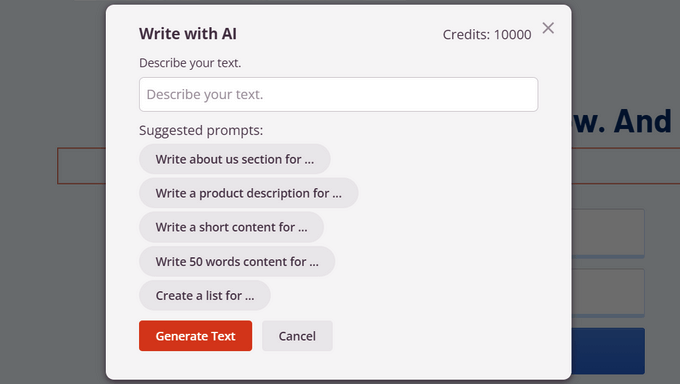 How to generate website text using AI How to generate website text using AI