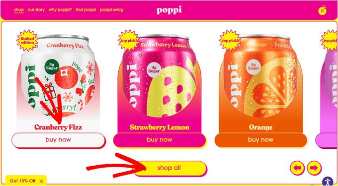 Poppi's typography Poppi's typography