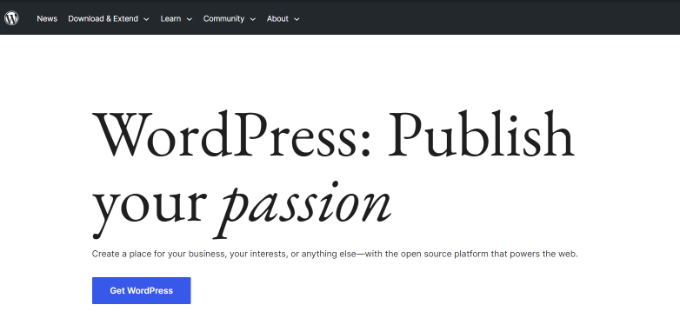 WordPress.org website