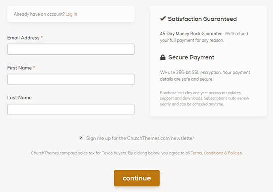 Create account Create account