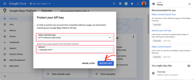 Protect Your API Key