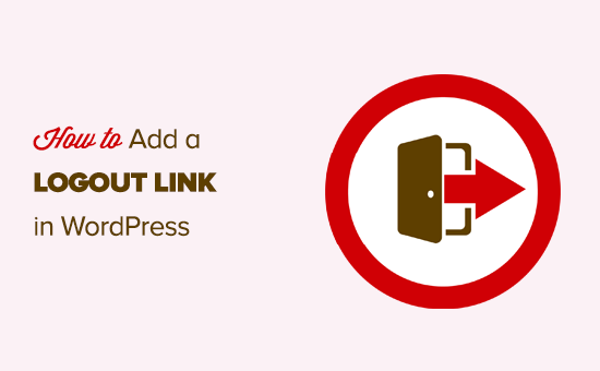 Adding a logout link in WordPress navigation menu