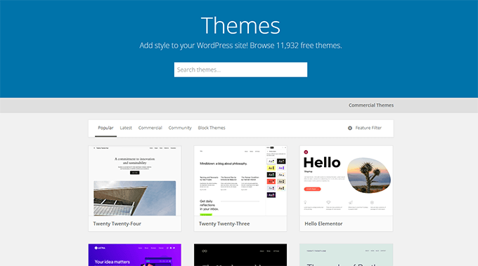 WordPress themes