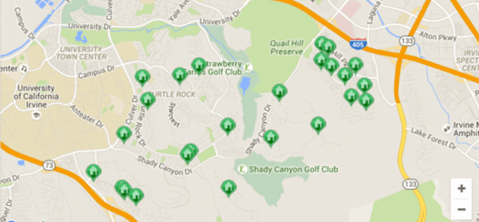 IDXpress map listings IDXpress map listings