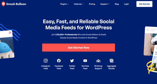 Smash Balloon social feeds plugins