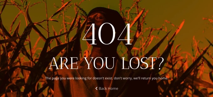 404 Page Template