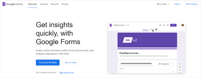 Google Forms