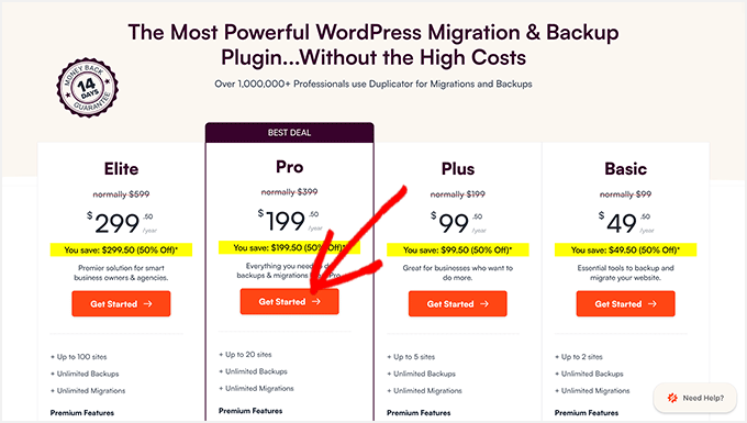 Duplicator Pricing Duplicator Pro Pricing