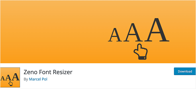 Zeno Font Resizer