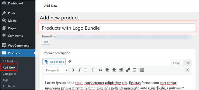 Creating a new product bundle with the YITH plugin Creating a new product bundle with the YITH plugin