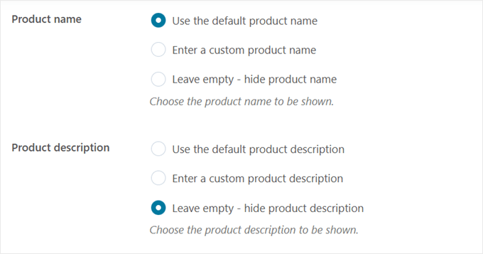 Choosing how to display the product name and description with the YITH plugin Choosing how to display the product name and description with the YITH plugin