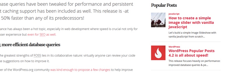 WordPress Popular Posts