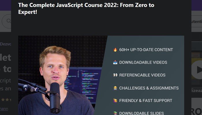 The Complete JavaScript Course - From Zero to Expert!