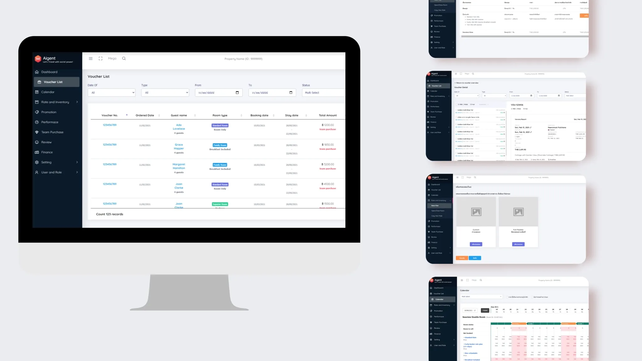 ออกแบบ ui ux สำหรับเว็บไซต์จองที่พัก