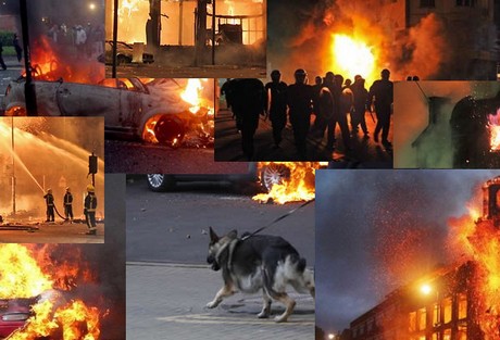 riots collage