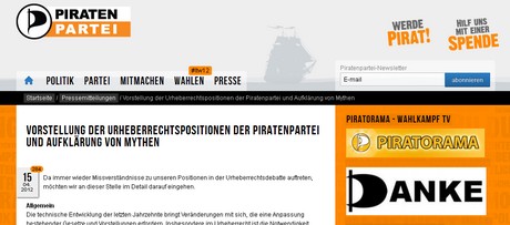 piratenpartei header