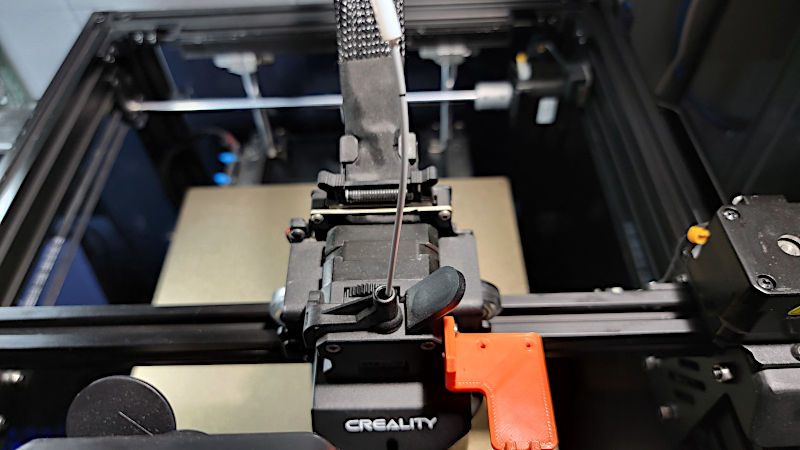 Creality 3D Printer Extruder and Filament