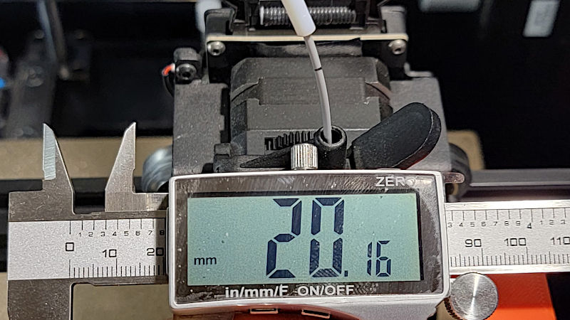 Calliper and Extruder