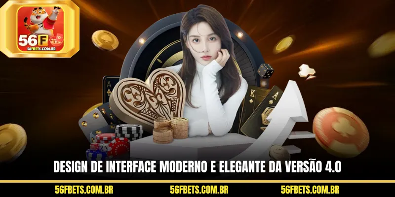 Design de interface moderno e elegante da versão 4.0