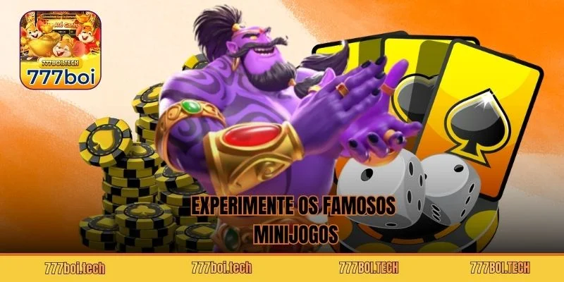 Experimente os famosos minijogos Experimente os famosos minijogos